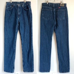 Wrangler Men’s Dark Wash Regular Fit Straight Jean